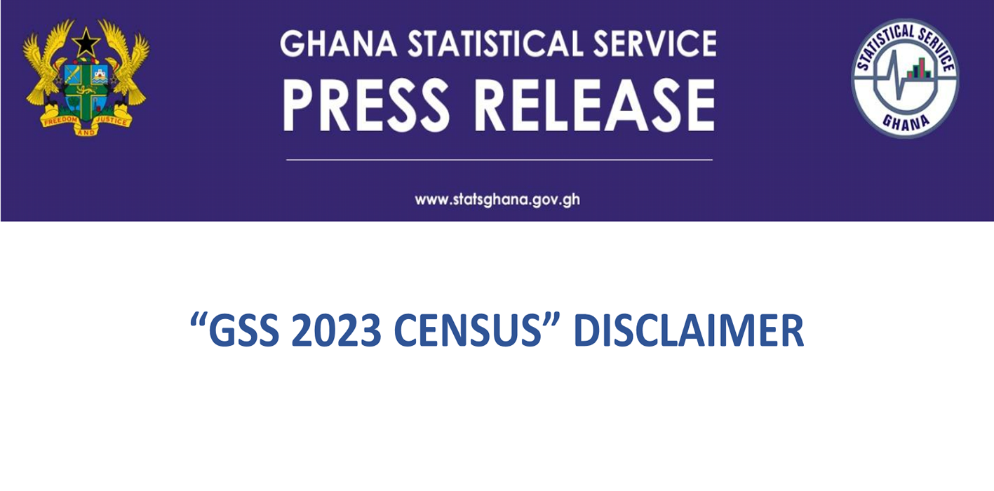 GSS Census 2023 Disclaimer